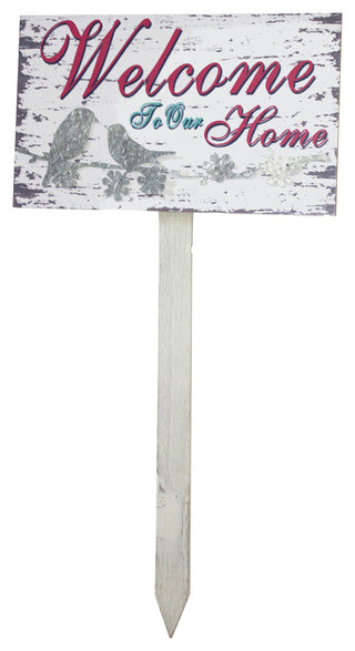 Welcome To Our Home Garden Stake