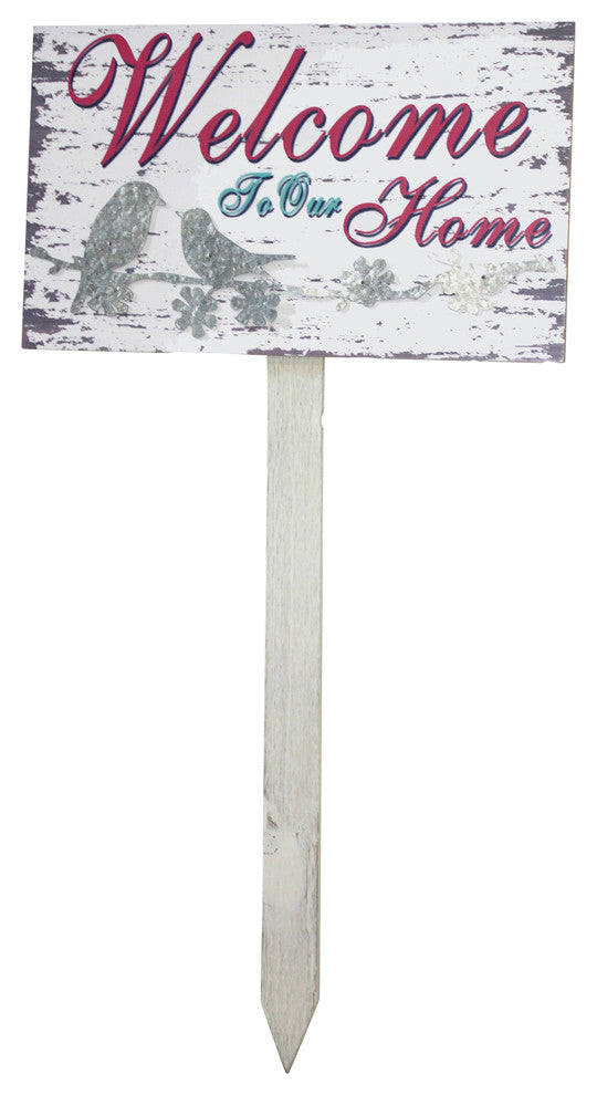 Welcome To Our Home Garden Stake