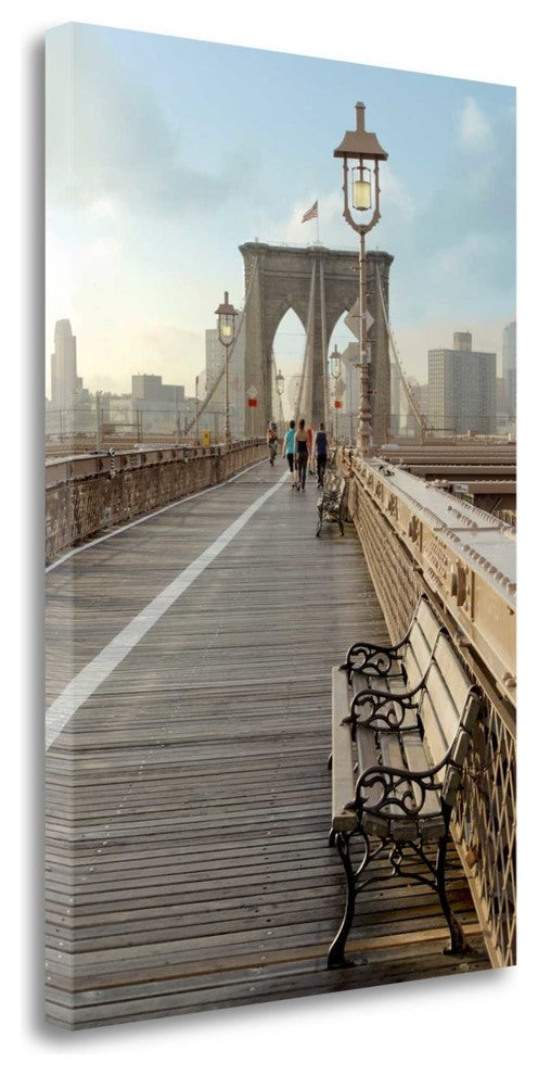 "Brooklyn Bridge" By Alan Blaustein, Giclee Print on Gallery Wrap Canvas