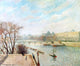 Camille Pissarro The Louvre Winter Sunlight Morning 2nd Version Wall Decal