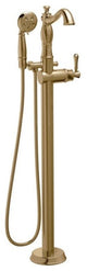 Delta Cassidy Floor Mount Tub Filler Trim - Less Handle, Champagne Bronze