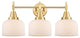 Innovations 447-3W-SG-G71 3-Light Bath Vanity Light, Satin Gold