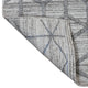 HAND WOVEN FLAT WEAVE KILIM POLYESTER AREA RUGS -Rectangle,Light Gray,Geometric, [Rectangle] 3'x5'
