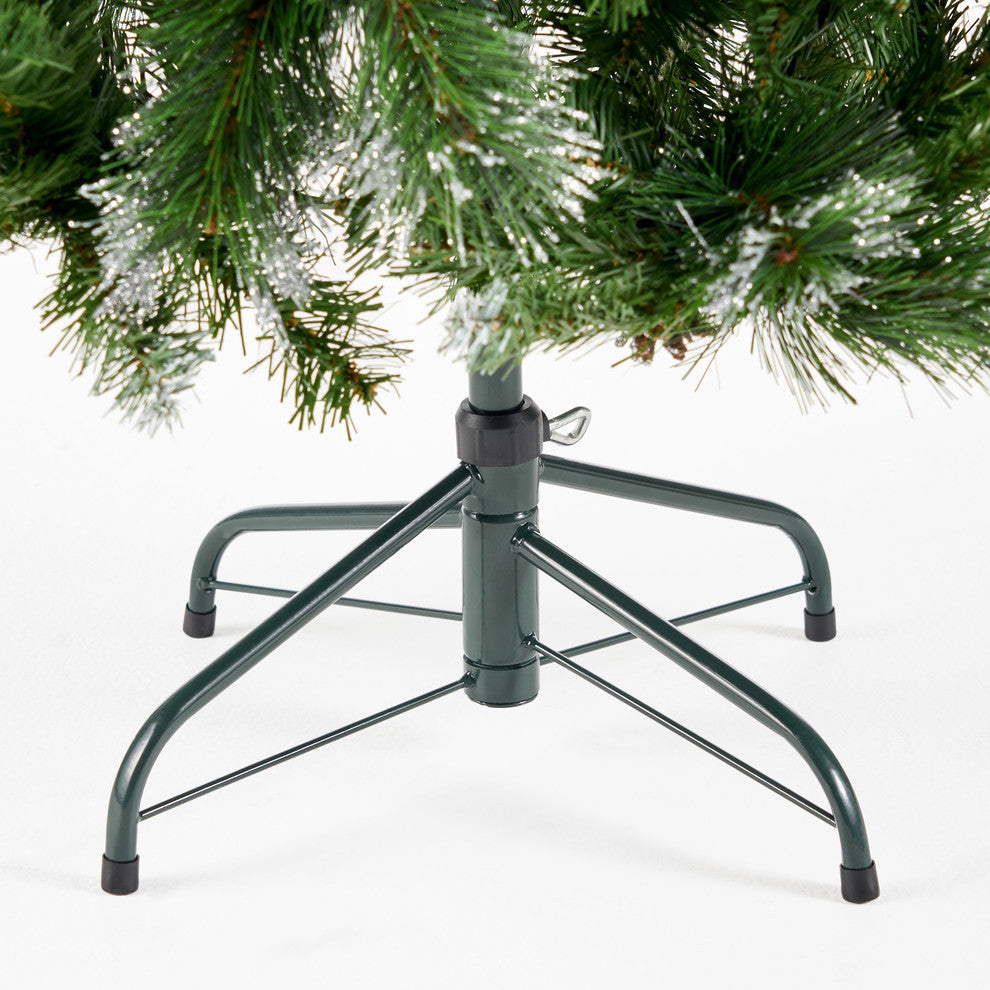 4.5' Mixed Spruce Artificial Christmas Tree, Unlit