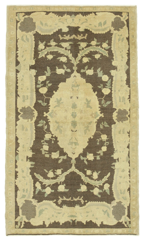 Rug N Carpet - Hand-knotted Anatolian 4' 4'' x 7' 8'' Unique Wool Rug