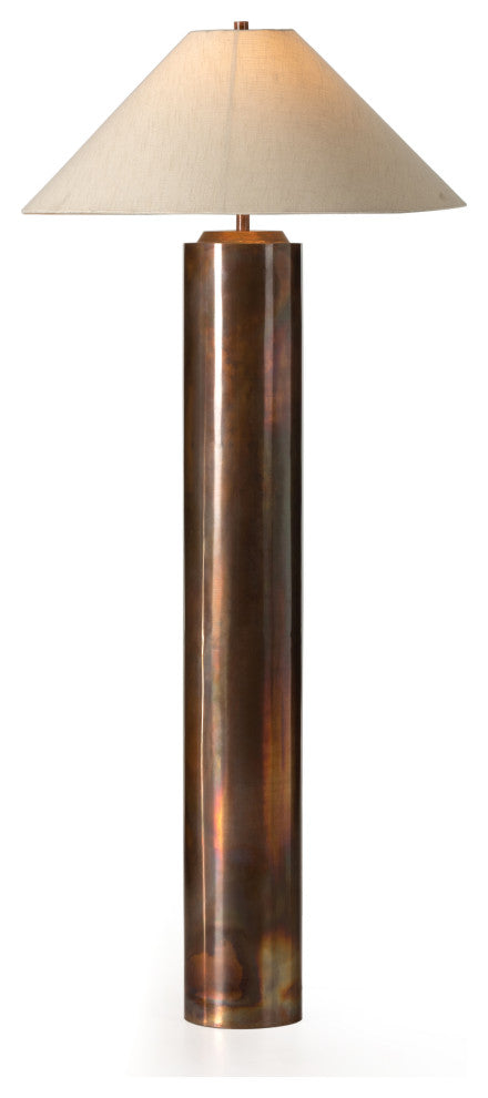 Seaton Floor Lamp, Iridescent Acid Wash