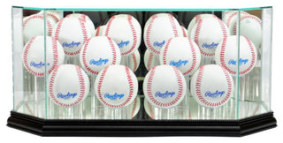 Octagon 12 Baseball Display Case, Black