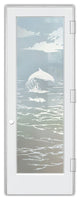 Interior Prehung Door or Interior Slab Door - Dolphins in the Shimmer -...