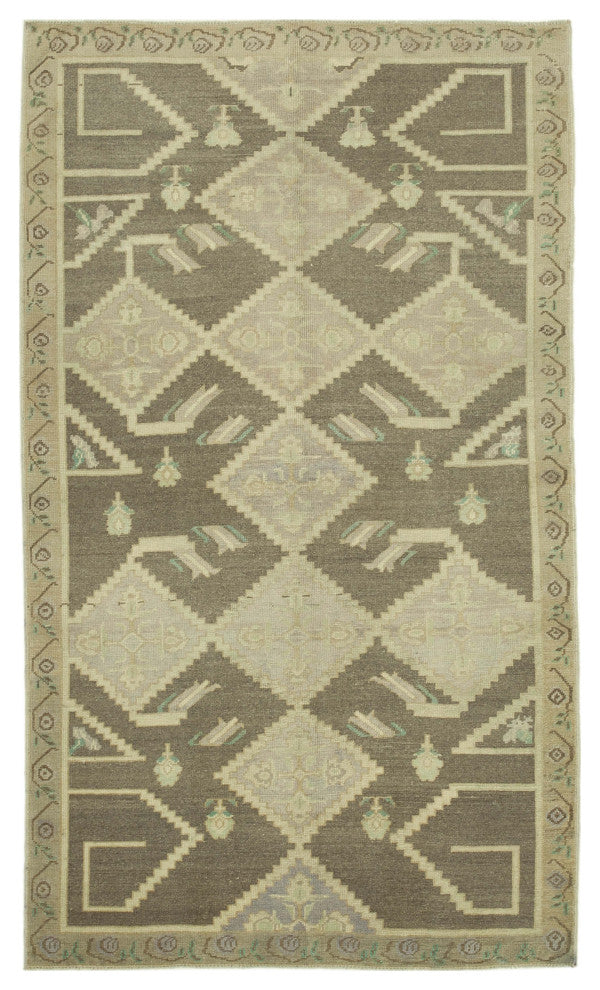 Rug N Carpet - Handwoven Turkish 4' 9'' x 8' 0'' Vintage Wool Rug