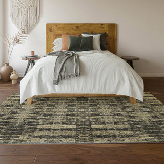 Premium Machine Washable Mayfield AMF580 Black 2'6" x 3'10" Rug