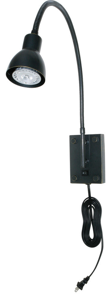 LED Gooseneck Light, Dark Bronze Finish, Dark Bronze