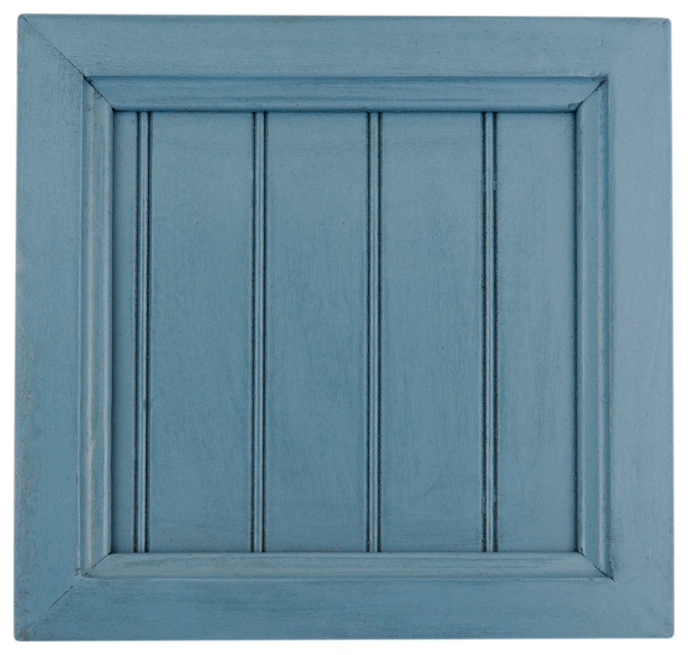60" Tall Farmhouse Kitchen Pantry, Smoky Blue