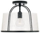Capital Lighting, 247011MB, 13"Wx11.5"H 1-Light Semi-Flush or Pendant