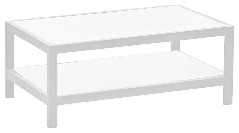 Angelina Indoor/Outdoor Coffee Table, White