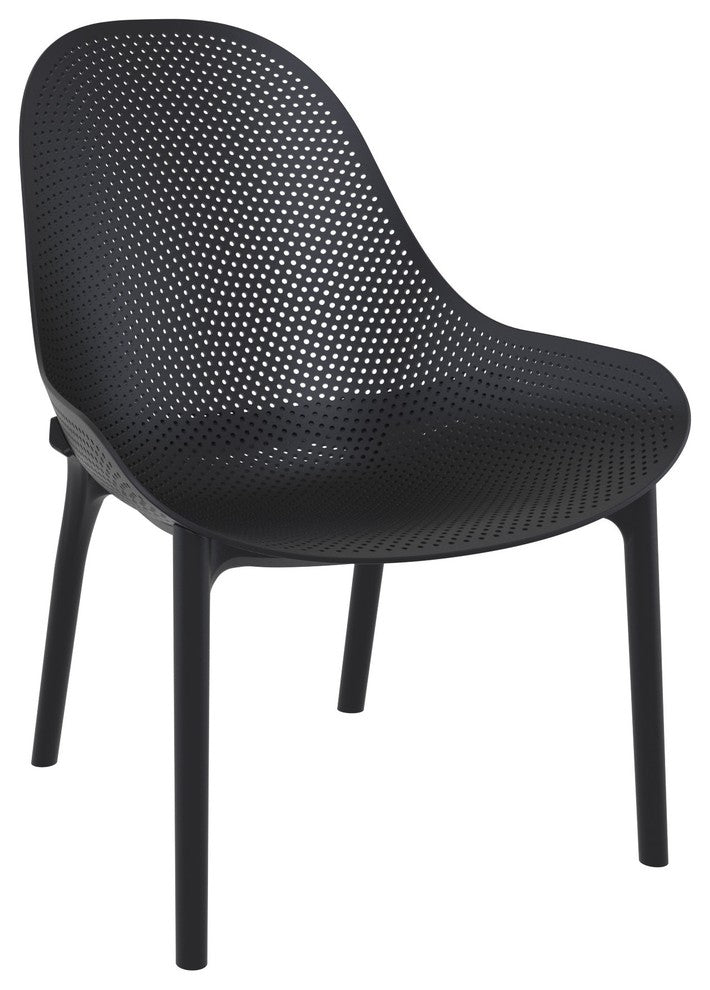 Compamia Sky Lounge Chair, Set of 2, Black