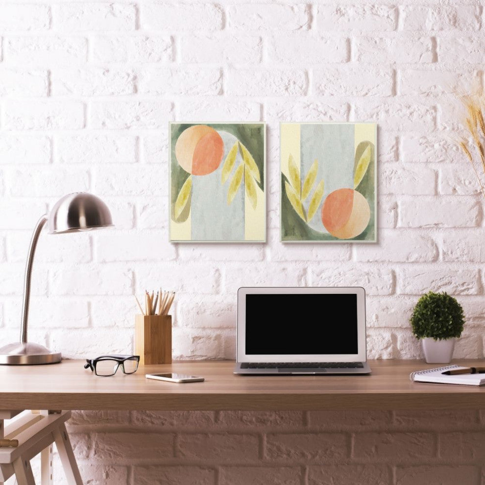 Stupell Industries Abstract Geometric Watercolor Paintings, 10 x 15