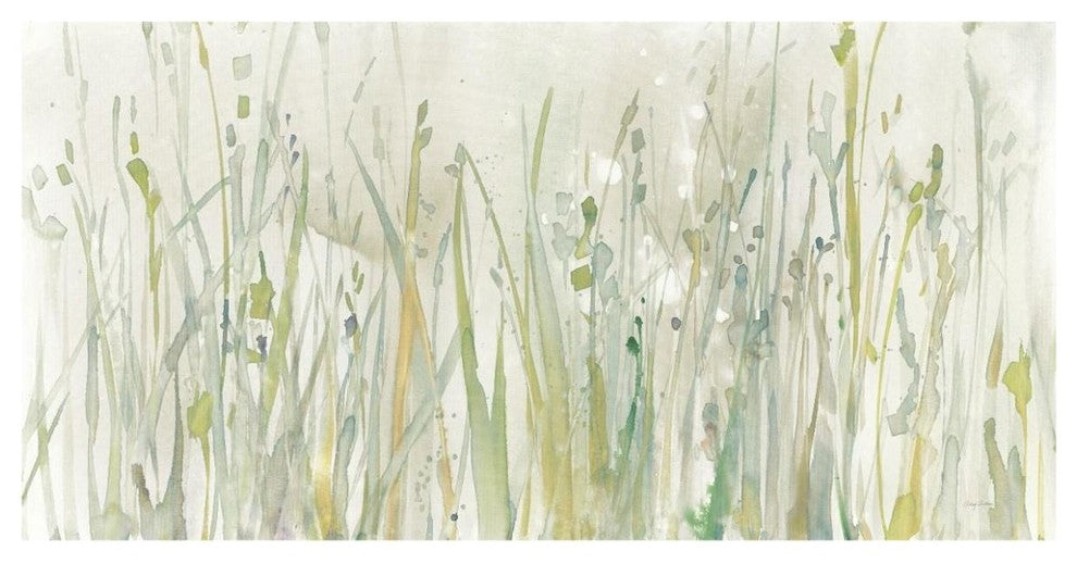 "Autumn Grass Green" Digital Paper Print by Avery Tillmon, 62"x32"