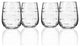 Rolf Glass School of Fish Stemless Wine Glass, 17 Ounces, Set of 4 lead free gla