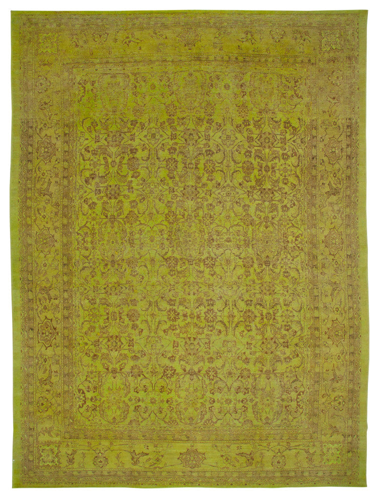 Rug N Carpet - Handwoven Oriental 13' 7" x 18' 6" Oversize Oushak Area Rug