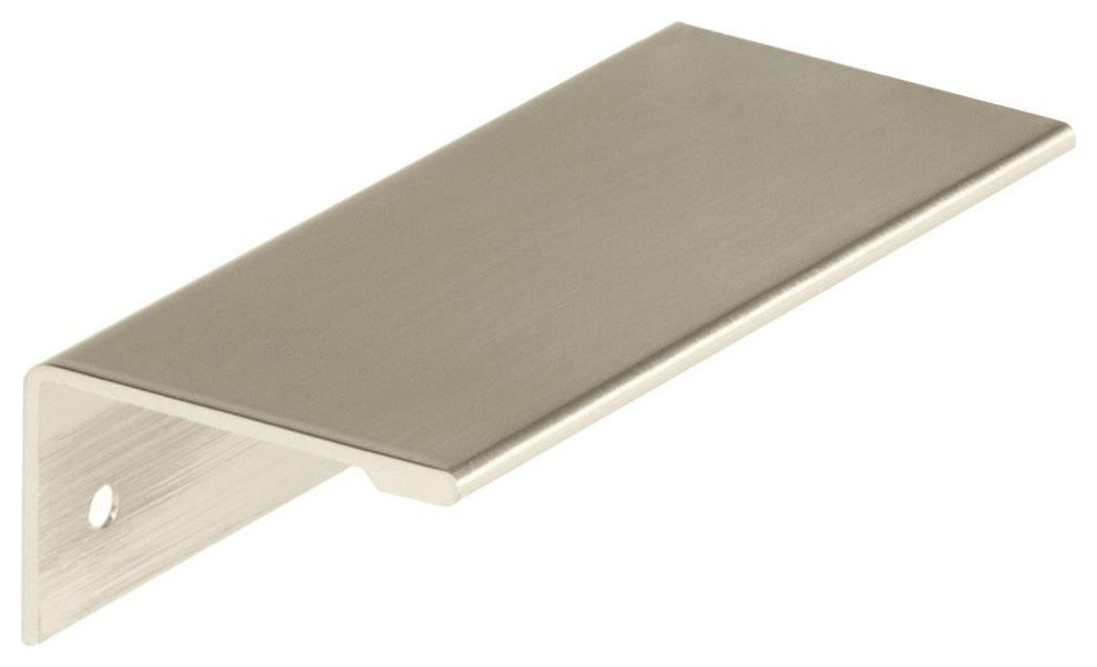 Amerock Edge Pull Collection Cabinet Edge Pull, Set of 10, Satin Nickel