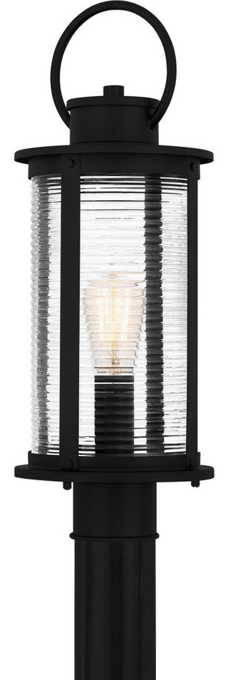 Tilmore 1-Light Outdoor Post Mount, Matte Black