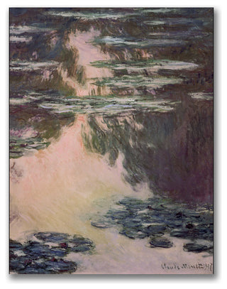 'Waterlilies with Weeping Willows' Canvas Art by Claude Monet
