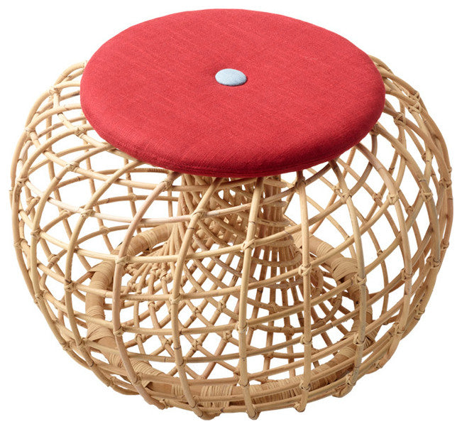 Cane-line Nest footstool small INDOOR, Natural