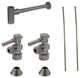 Kingston Brass Plumbing Sink Trim Kit With Bottle Trap, Brushed Nickel