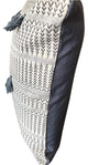 DecorShore Tribal Boho Woven Pillowcase with Tassels Soft Square Pillow Sham 18"