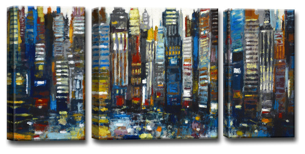 Ready2HangArt ''Never Sleeps'' by Normanyatt Jr. 3-pc Art Set