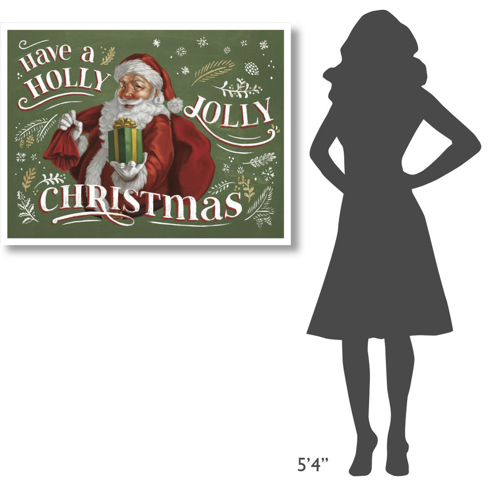 "Santas List I" Digital Paper Print by Janelle Penner, 42"x32"