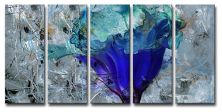Ready2Hangart 'Painted Petals Lx' 5-Piece Canvas Wall Art Set