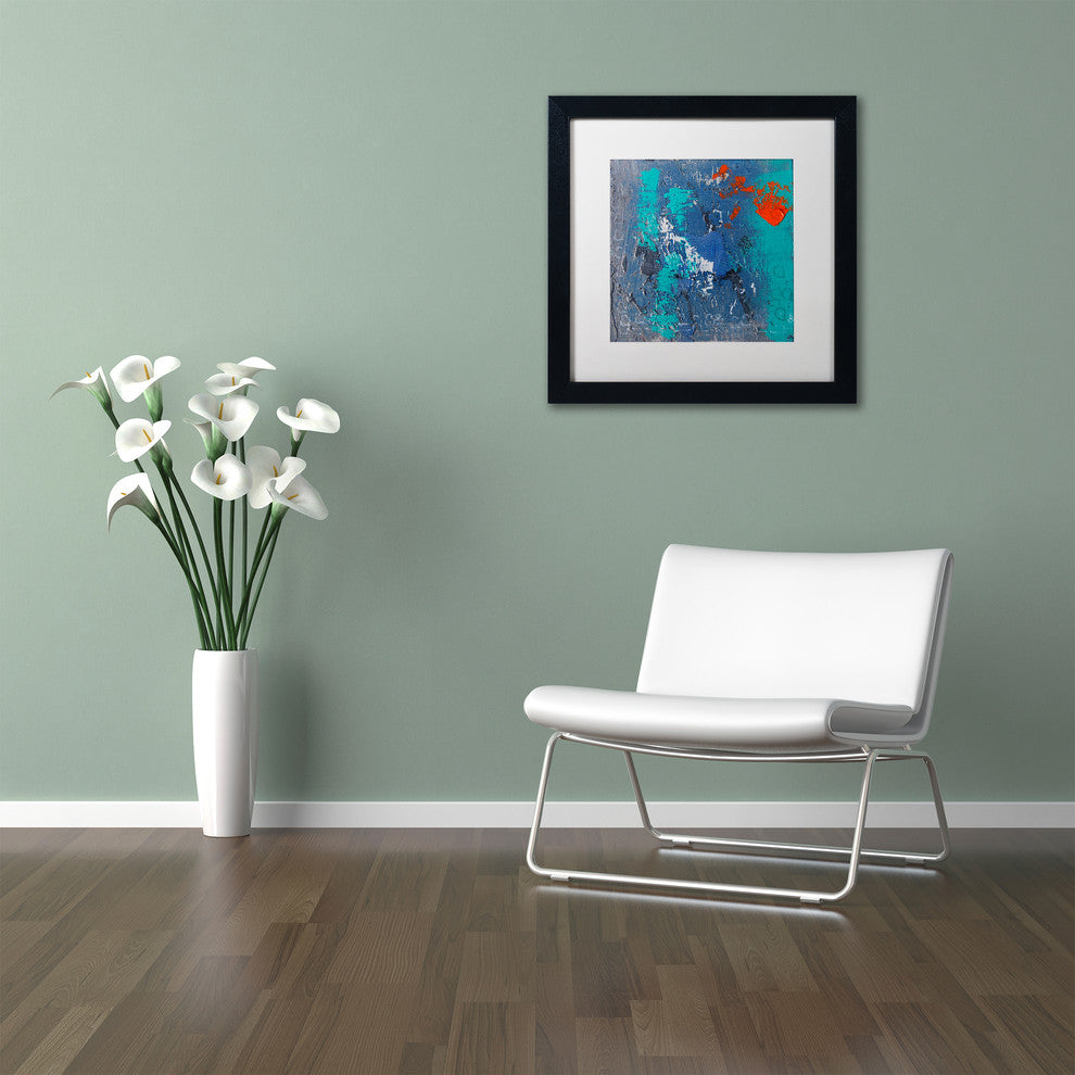 Nicole Dietz 'Mistake' Matted Framed Art, Black Frame, White, 16x16