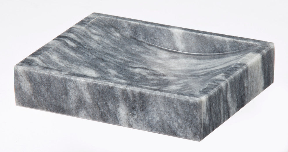 Myrtus Collection Cloud Gray Marble Soap Dish
