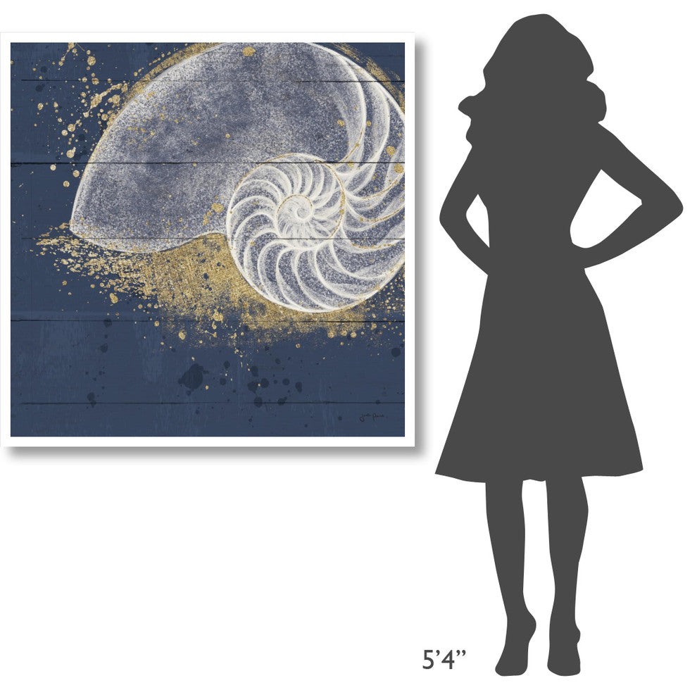 "Calm Seas IX no Words" Digital Paper Print by Janelle Penner, 42"x42"