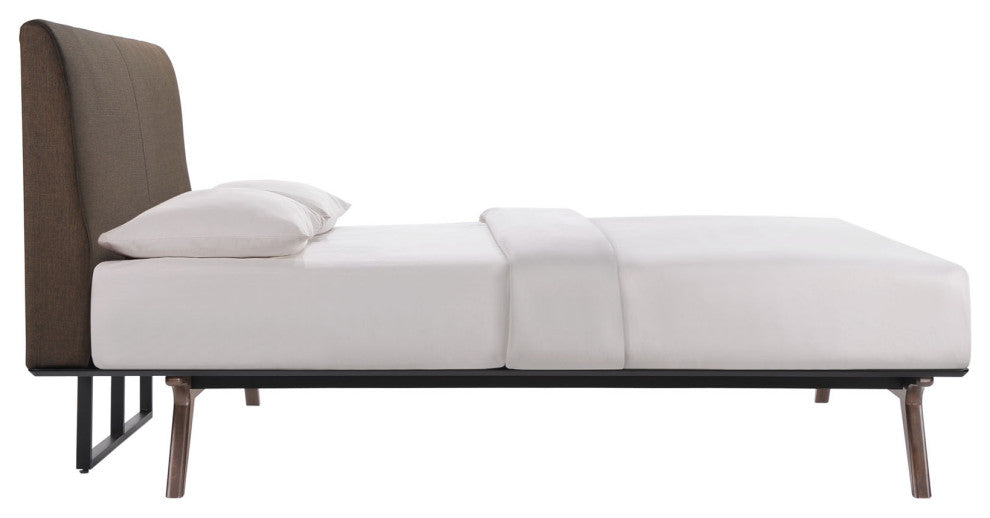 Modway Tracy 3 Piece Queen Bedroom Set, Cappuccino Brown