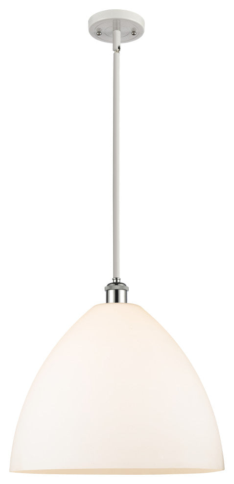 Innovations 516-1S-WPC-GBD-161-LED 1-Light Pendant, White, Polished Chrome