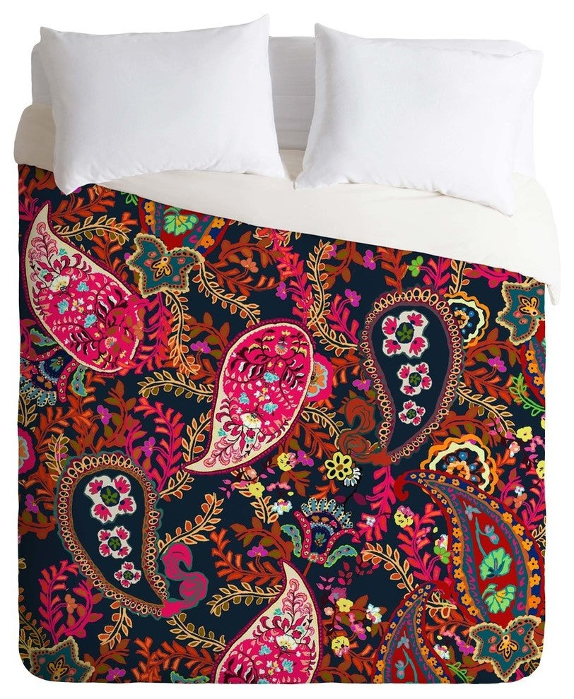 Deny Designs Rachelle Roberts Boho Paisley Duvet Cover - Lightweight