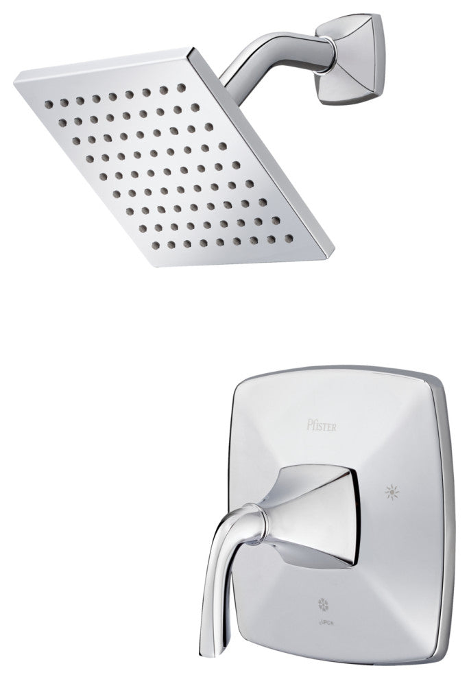 Bronson 1-Handle Shower Only Trim, Polished Chrome