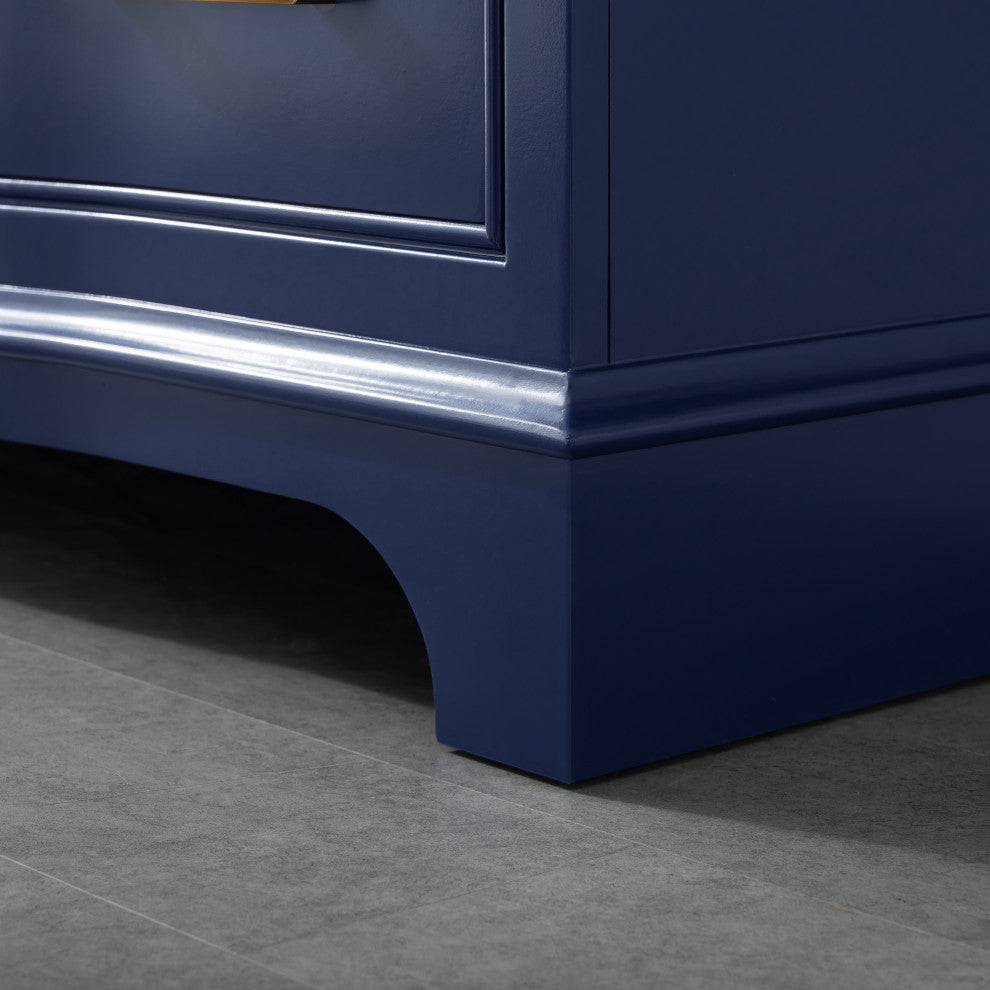 Monroe 42" Bathroom Vanity, Navy Blue