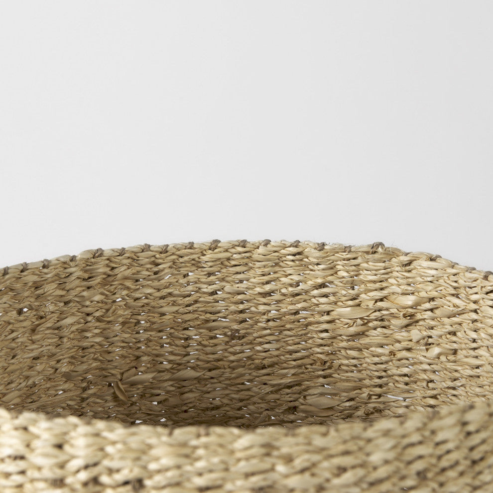 Set of Three Detailed Wicker Storage Baskets