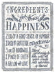 "Ingredients For Life Ditzy Floral II Neutral" Print by Mary Urban, 26"x34"
