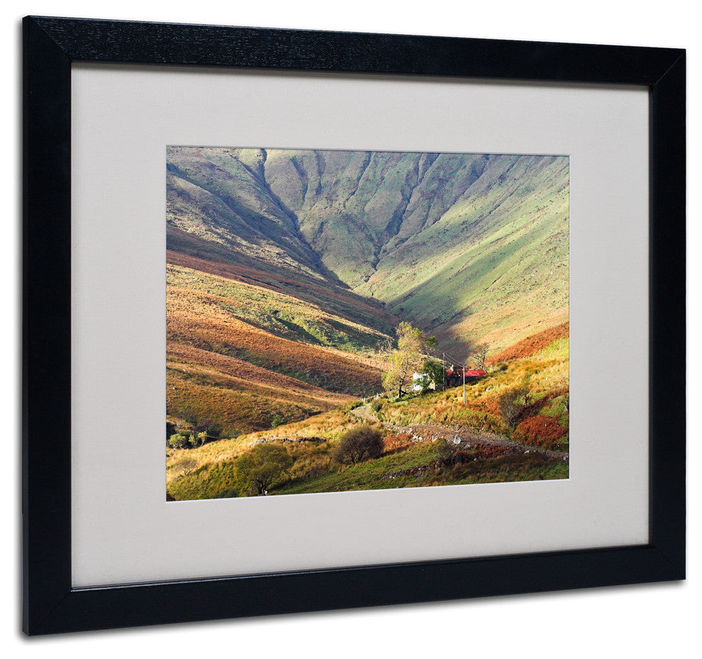 'Connemara Ireland' Matted Framed Canvas Art by Pierre Leclerc