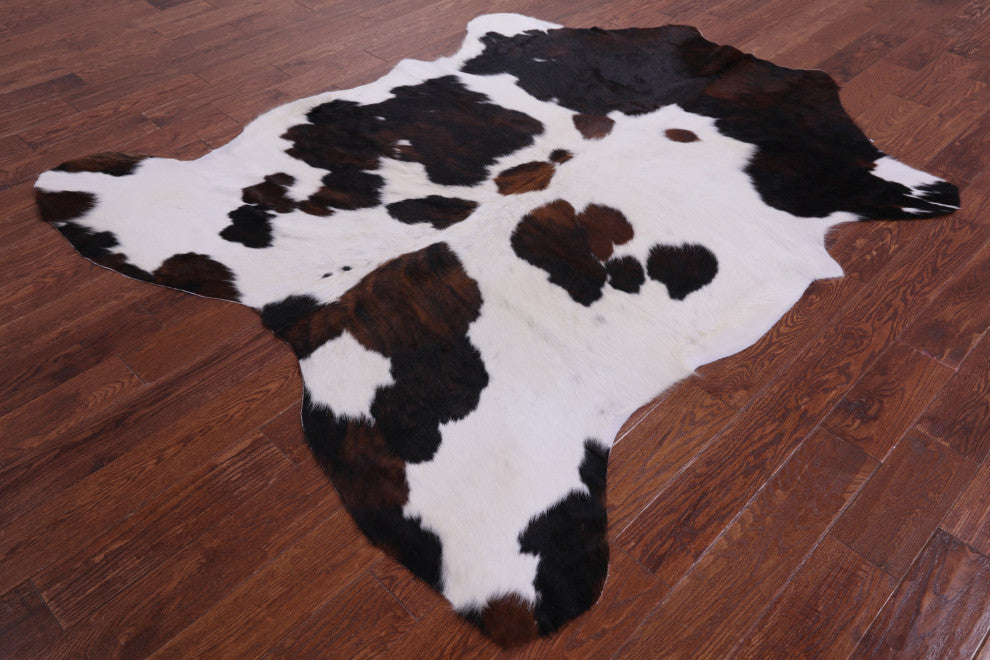 Natural Cowhide Rug 7' 1" X 6' 1" C1987