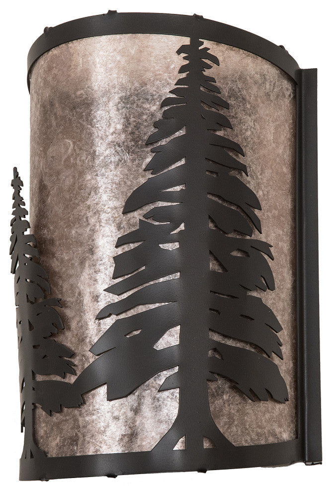 8 Wide Tall Pines Wall Sconce