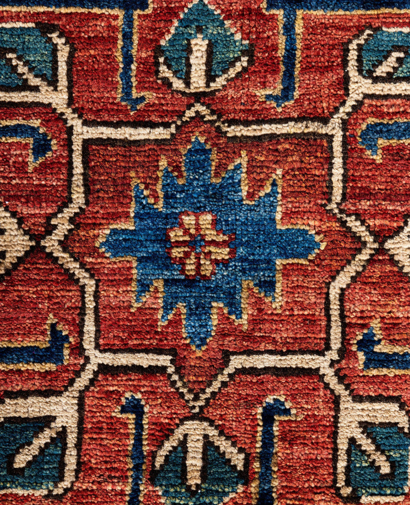 Serapi One-of-a-Kind Hand-Knotted Area Rug Light Blue, 9'0" x 11'9"