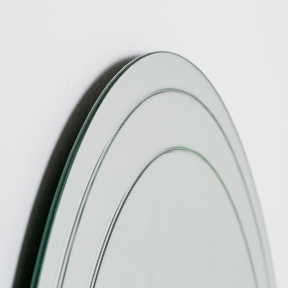 Turner Frameless 30" Round Wall Mirror