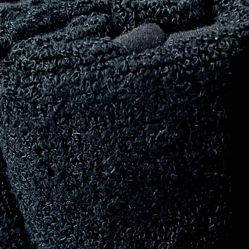 BedVoyage Rayon Viscose Bamboo Facial Washcloth, 6pk Black