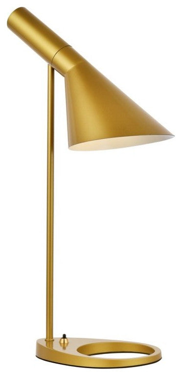 Living District Juniper 1-Light Table Lamp Brass