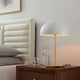 Ideal Metal Table Lamp, White Satin Brass
